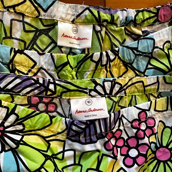 Hanna Andersson matching dress size 110 / 5 & 90 / 3 - Picture 3 of 5